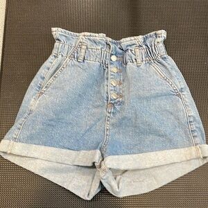 Topshop High Waist Jean Shorts Size 4